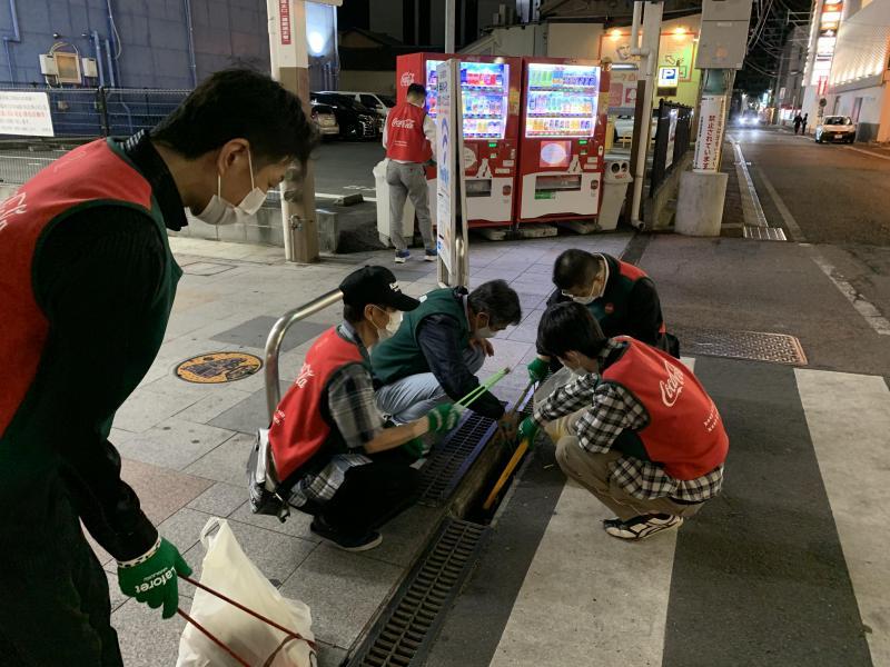 5/11佐賀市まちなか夜そうじ画像