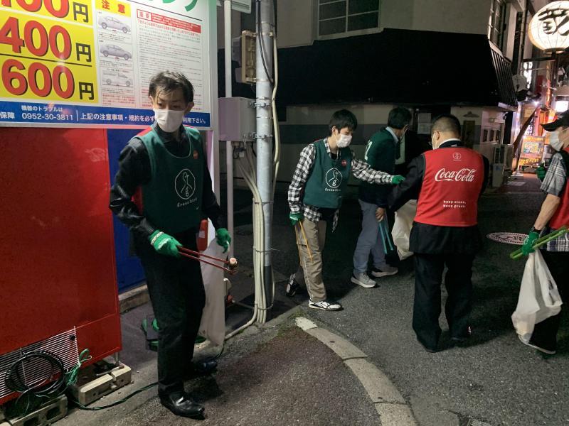 5/11佐賀市まちなか夜そうじ画像