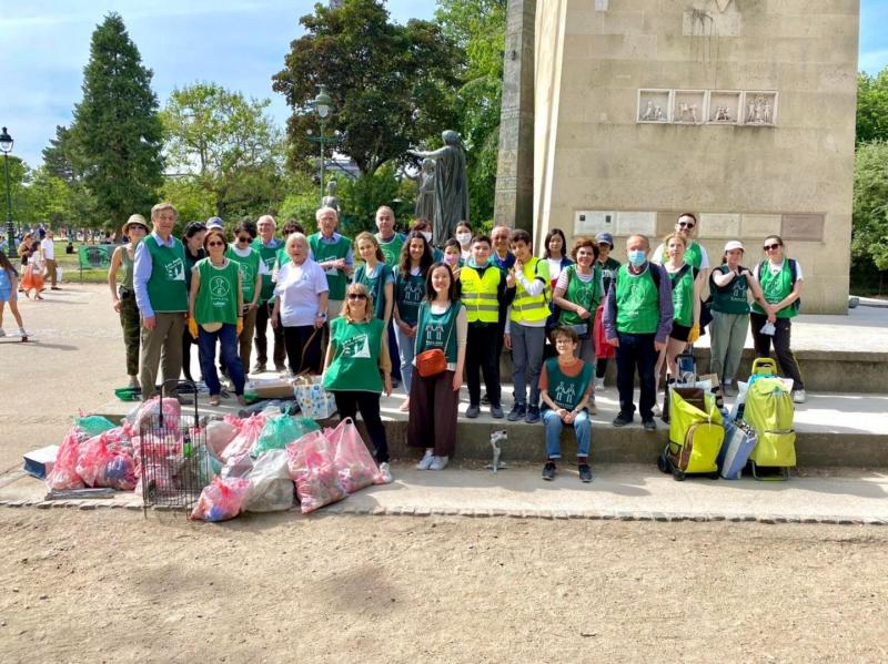 3団体コラボお掃除！画像