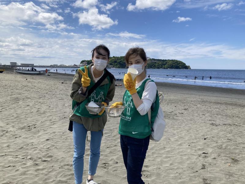 湘南！江の島片瀬西浜海岸ビーチクリーン！画像