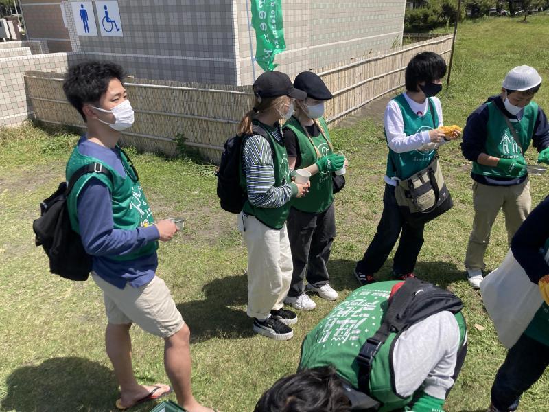 湘南！江の島片瀬西浜海岸ビーチクリーン！画像