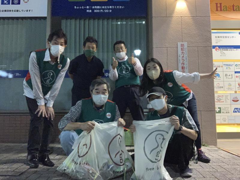 6/22佐賀まちなか夜そうじ画像