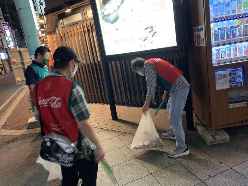 6/22佐賀まちなか夜そうじ画像