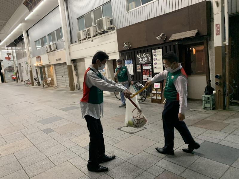 6/22佐賀まちなか夜そうじ画像