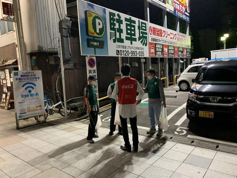 6/22佐賀まちなか夜そうじ画像