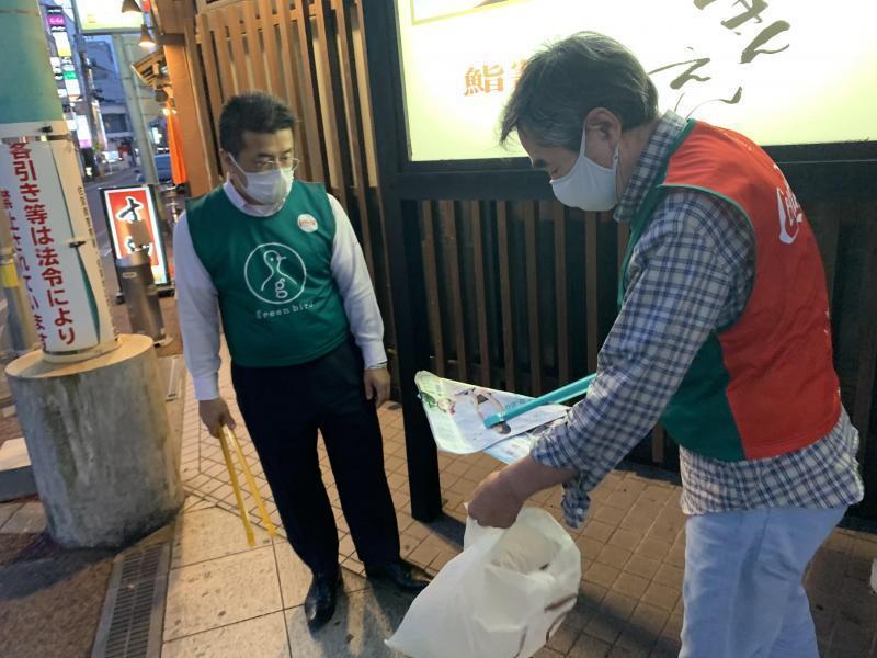 6/22佐賀まちなか夜そうじ画像