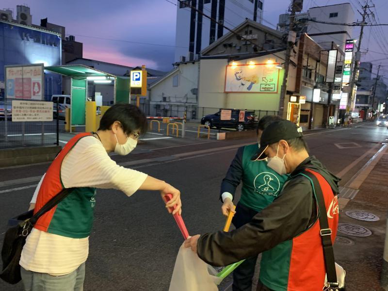 6/15佐賀まちなか夜そうじ画像