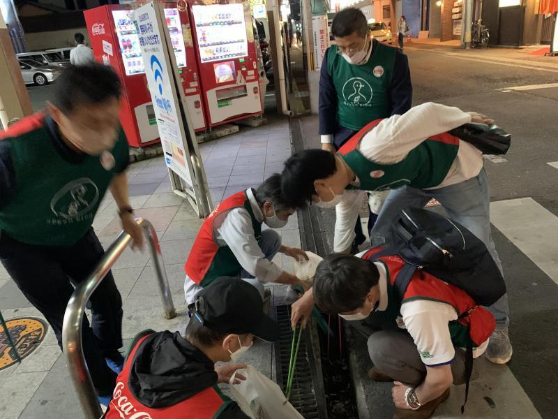 6/15佐賀まちなか夜そうじ画像