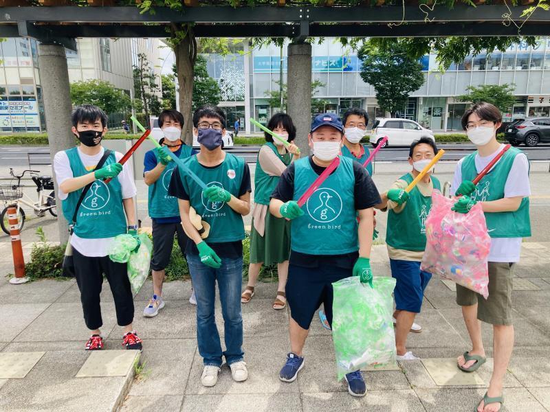 辻堂駅！街ゴミ拾い！画像