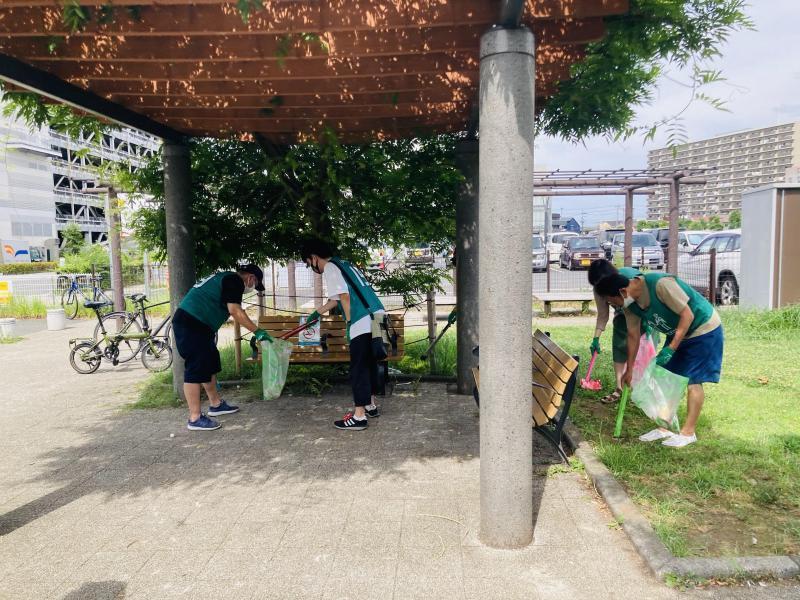辻堂駅！街ゴミ拾い！画像