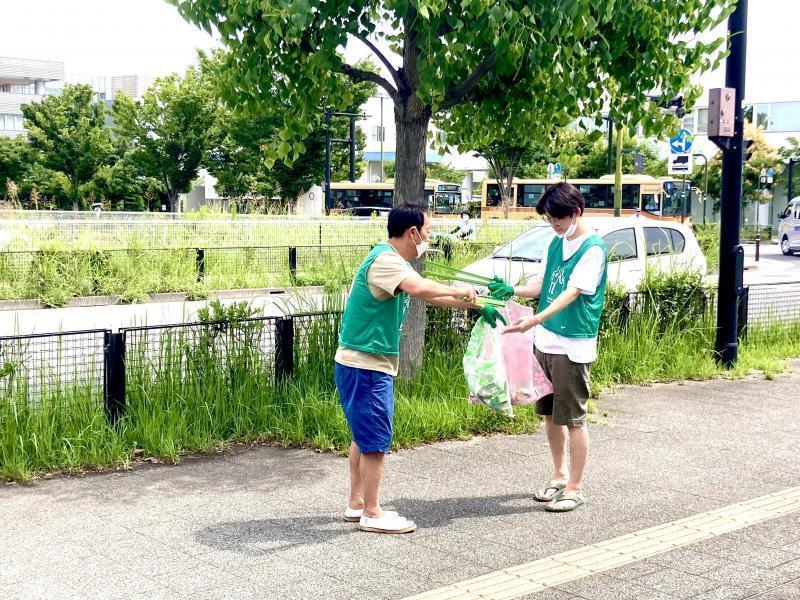 辻堂駅！街ゴミ拾い！画像