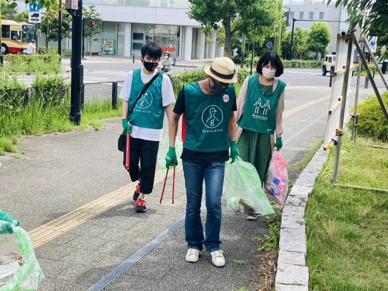 辻堂駅！街ゴミ拾い！画像