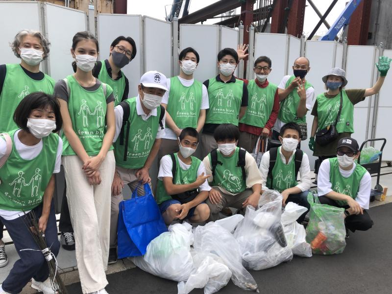 代官山　八幡通り清掃画像