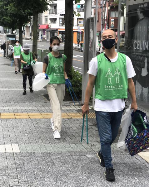 代官山　八幡通り清掃画像