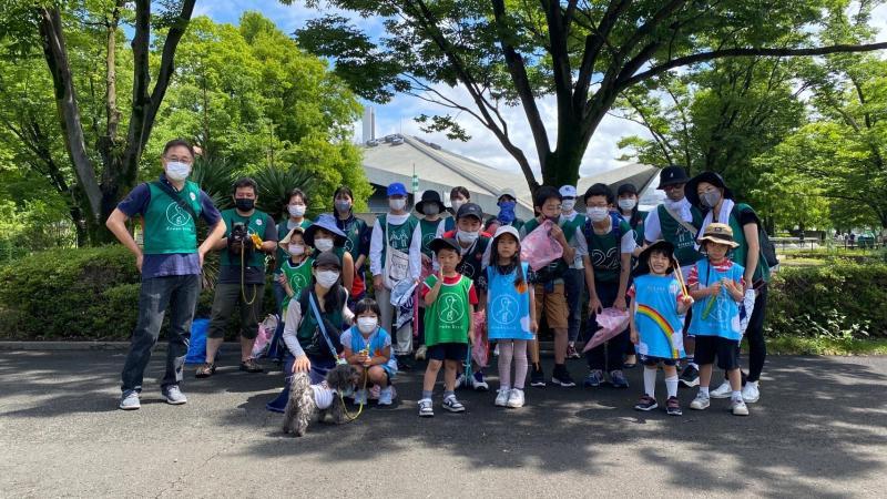 駒沢公園そうじ画像