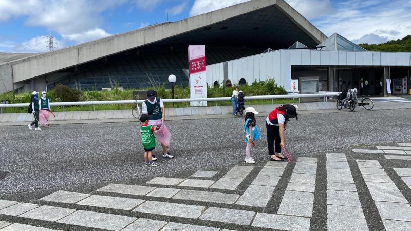 駒沢公園そうじ画像