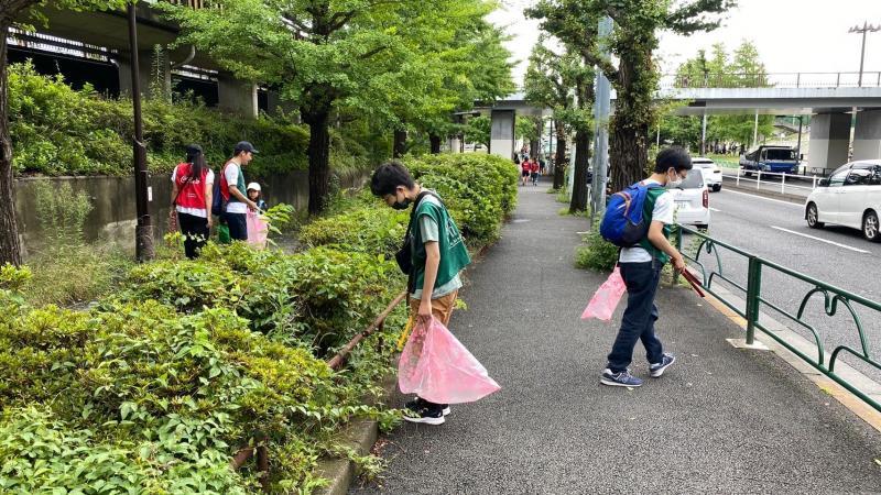 駒沢公園そうじ画像