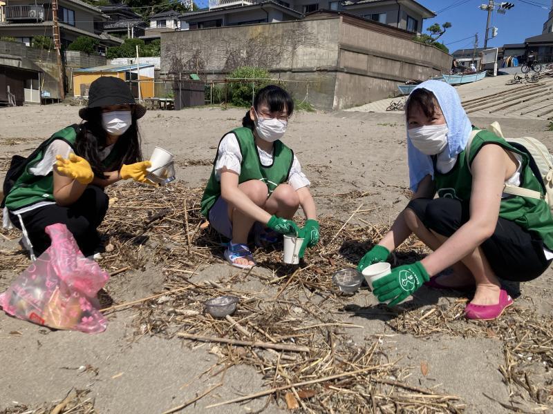 鎌倉腰越！プラスチックビーチクリーン！画像