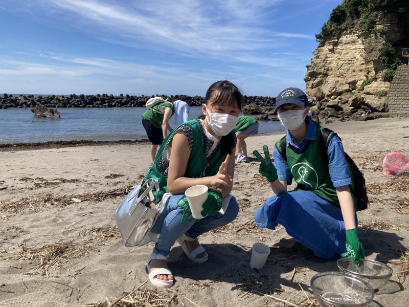 鎌倉腰越！プラスチックビーチクリーン！画像