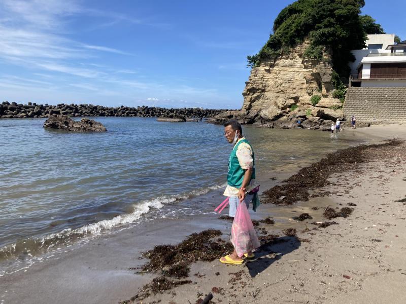 鎌倉腰越！プラスチックビーチクリーン！画像