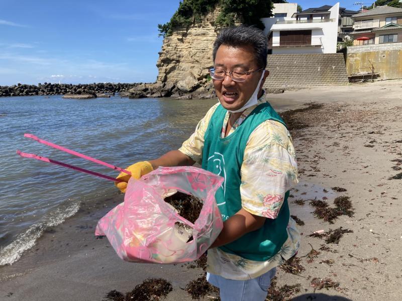 鎌倉腰越！プラスチックビーチクリーン！画像