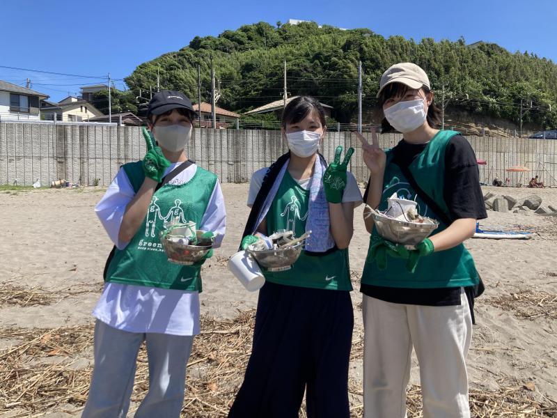 鎌倉腰越！プラスチックビーチクリーン！画像