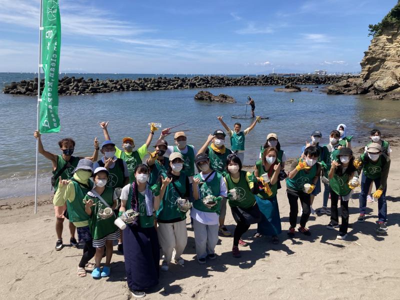 鎌倉腰越！プラスチックビーチクリーン！画像