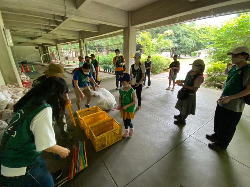 駒沢公園そうじ画像