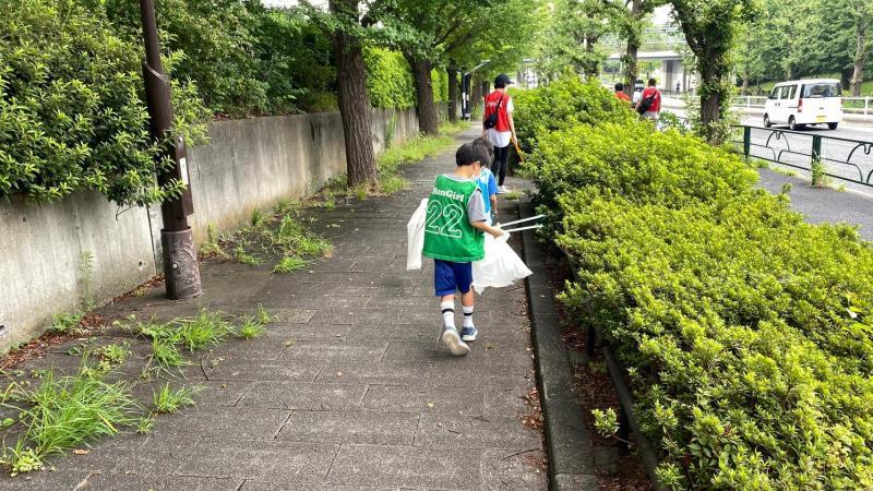駒沢公園おそうじ画像