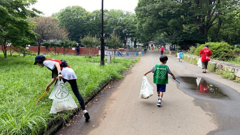 駒沢公園おそうじ画像
