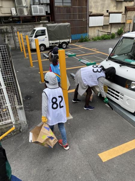 ゴミ拾いをしている中での唯一ともいえるグチ画像