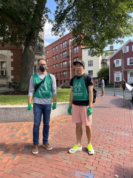 ハーバードスクエアお掃除画像