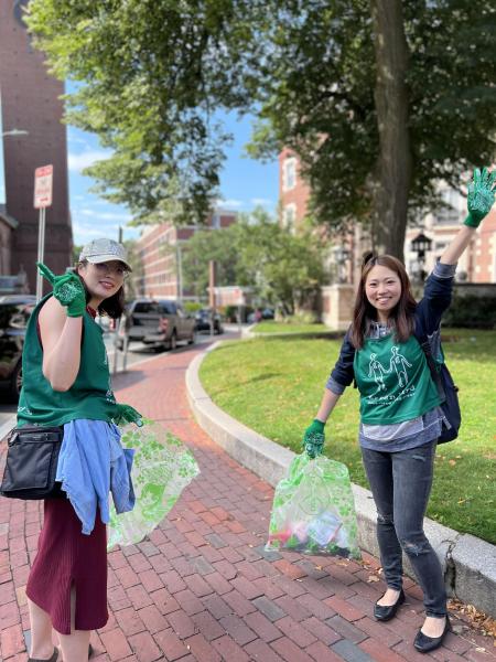 ハーバードスクエアお掃除画像