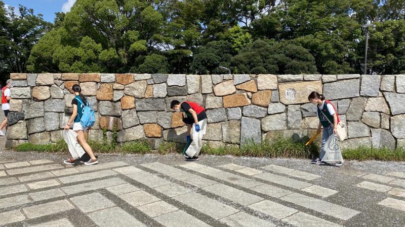 駒澤公園そうじ画像