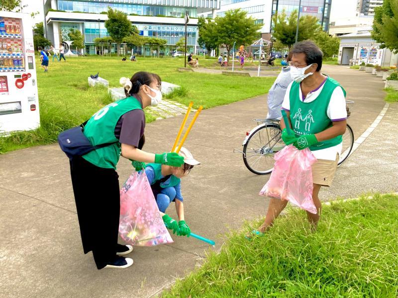 辻堂駅！街ゴミ拾い！画像