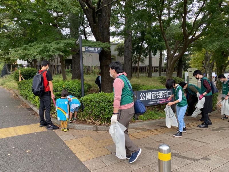 駒沢公園おそうじ画像