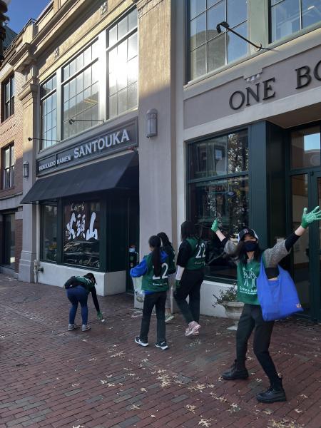 ボストンチームお掃除画像