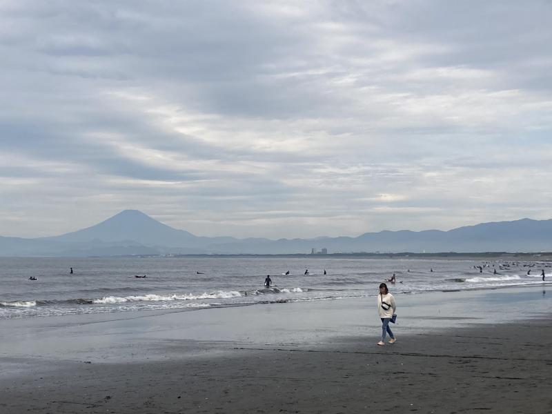 湘南！江ノ島片瀬西浜海岸マイクロプラスチックビーチクリーン！画像