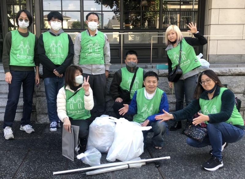 八幡通り清掃画像