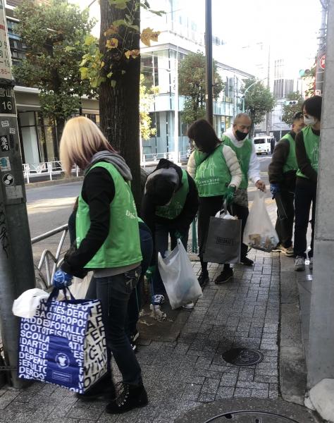 八幡通り清掃画像