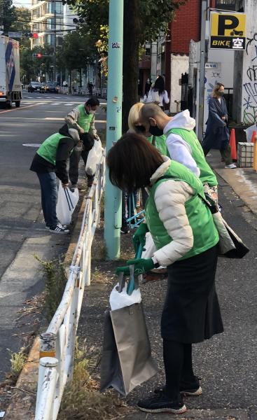 八幡通り清掃画像
