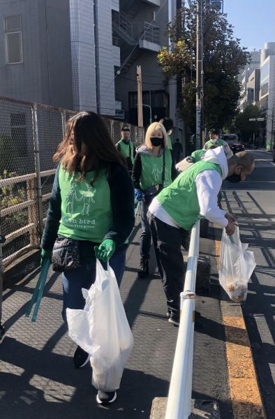 八幡通り清掃画像