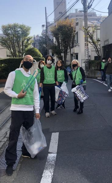 八幡通り清掃画像