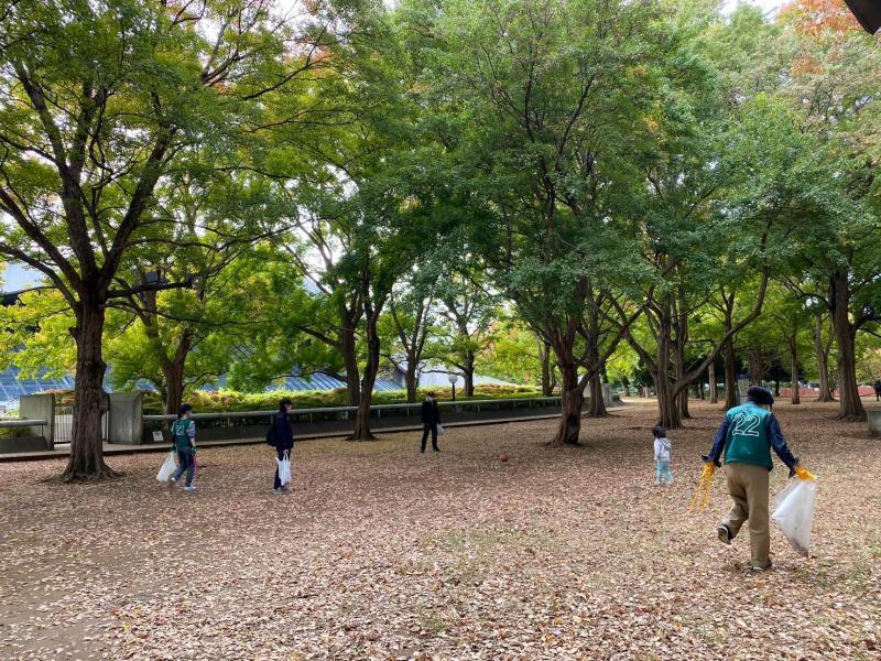 駒沢公園おそうじ画像