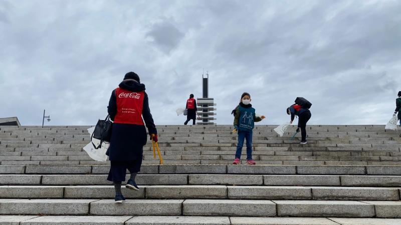 駒沢公園おそうじ画像