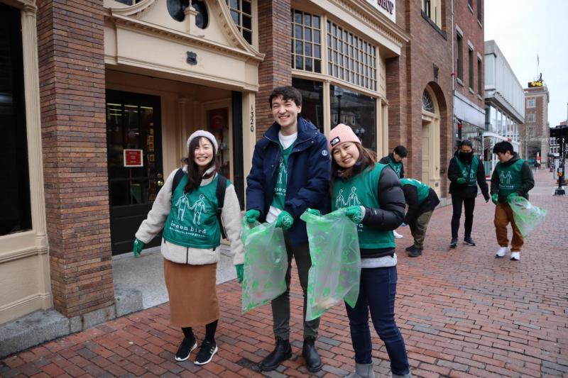 ボストンチーム　1月お掃除画像