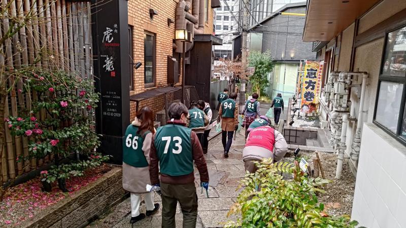 【北新地】雨の隙間の定例おそうじ【1月第4土曜日】画像