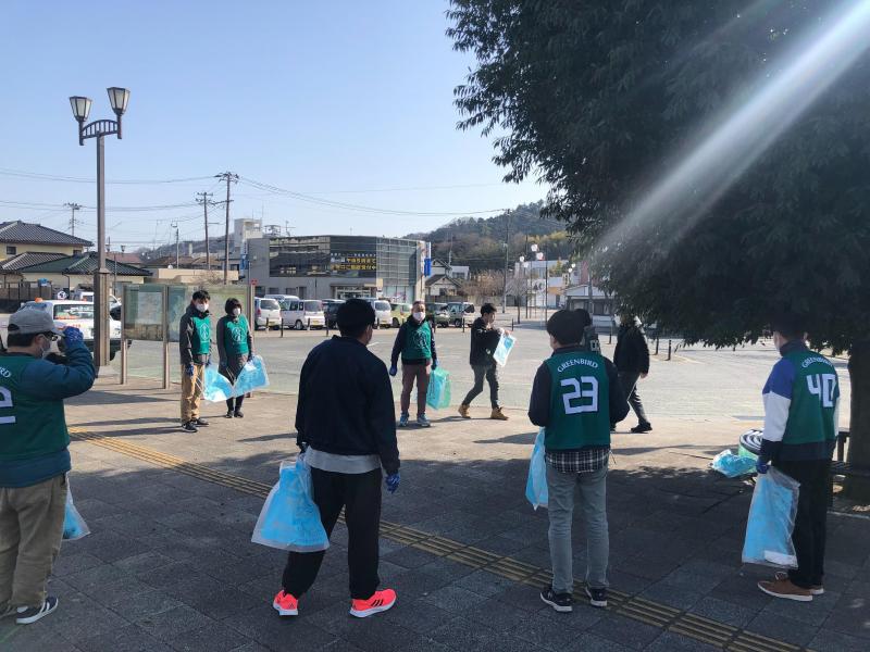 定例おそうじ＠内郷駅画像