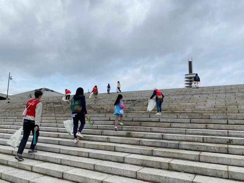 駒沢公園おそうじ画像