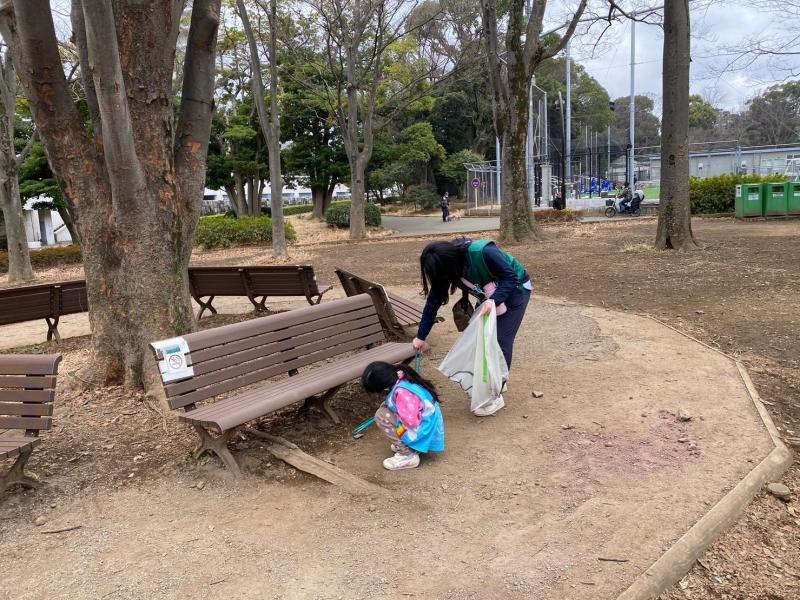 駒沢公園おそうじ画像
